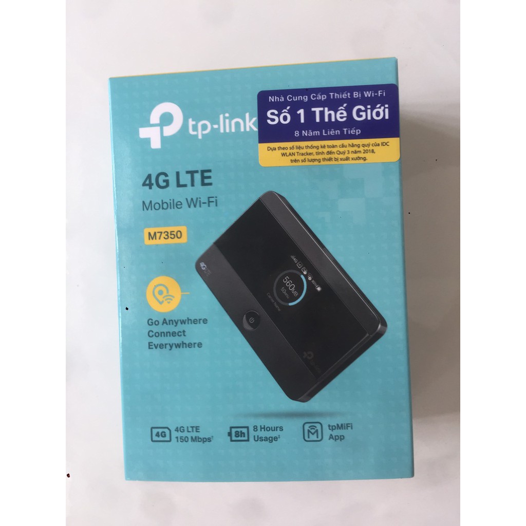 Bộ phát Wifi di động 4G M7350 TP-LINK 3G/4G 150MBPS lắp sim để phát sóng wifi