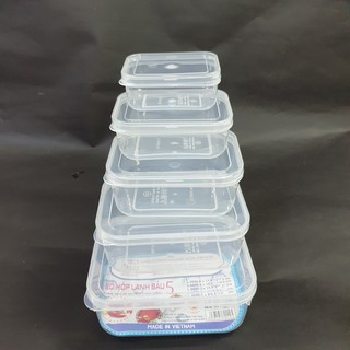 Hộp Đựng Đồ Đa Năng Việt Nhật ,Hộp Đựng Thực Phẩm Đồ Ăn Để Tủ Lạnh Có Nắp Khóa Tiện Dụng