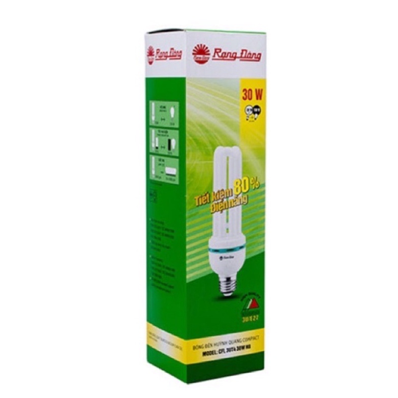 Bóng Rạng Đông compact CFL 3UT4  30W tiết kiệm điện