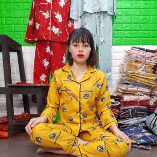 Bộ pijama chất kate thái loại #1