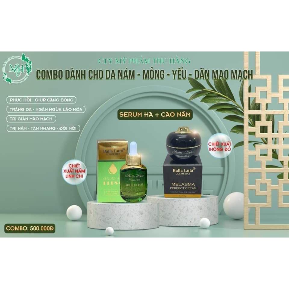 COMBO DƯỠNG DA HÓT NHẤT NĂM_ KEM FACE VIP + SERUM HA LINH CHI+ KEM NÂNG CƠ+ CAO NÁM BALLA LUTA(chính hãng 100%)