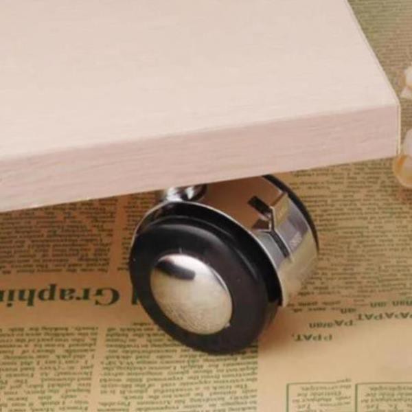 Bánh Xe Lăn Inox Chốt Vặn Khóa Hãm - Bánh xe ghế xoay Có chốt khóa thông minh giúp cố định sản phẩm