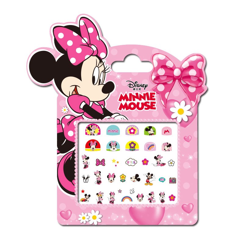 Sticker dán móng hình chuột Mickey Minnie