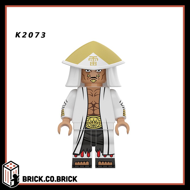 Lego Naruto Hokage Ashigaru Đồ Chơi Lắp Ráp Minifigure Naruto Madara Cửu Vỹ Sasuke Itachi KDL810