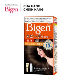 Thuốc Nhuộm Tóc phủ bạc Bigen Speedy Color Milky 80ml