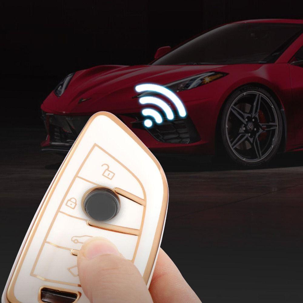 MAYSHOW Vỏ Bảo Vệ Chìa Khóa Điều Khiển Từ Xa Cho Xe Hơi BMW X1 X3 X5 X6 X7 1 3 5 6 7