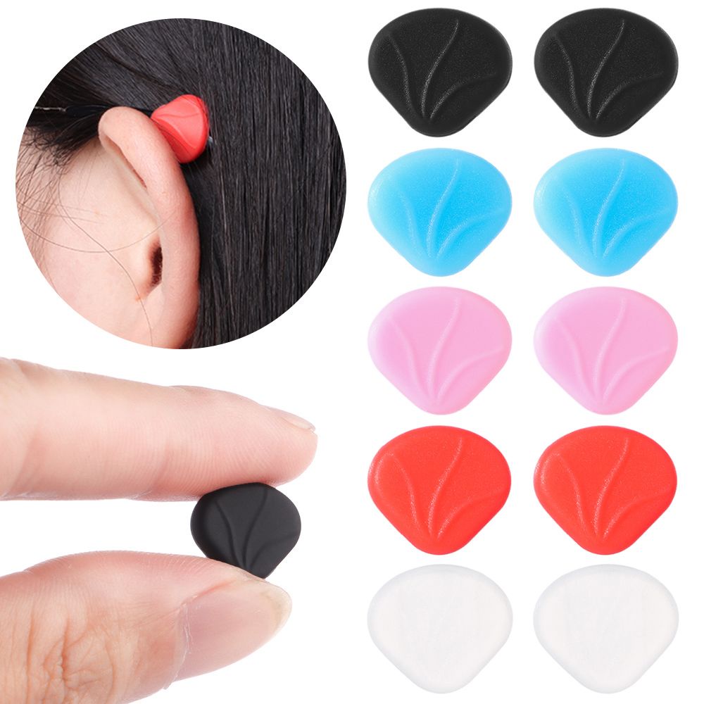 1 Cặp Móc Đeo Giữ Mắt Kính Bằng Silicon Chống Trượt Thời Trang Nhiều Màu Sắc