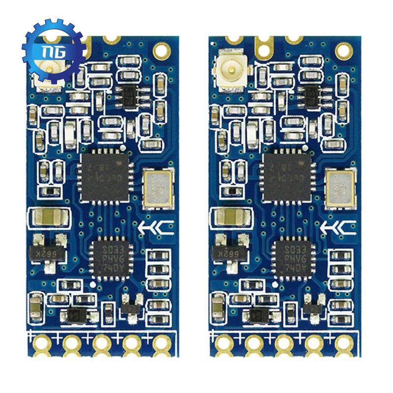 2X HC-12 433Mhz SI4463 Cổng nối tiếp không dây ule 1000M Thay thế Bluetooth HC12