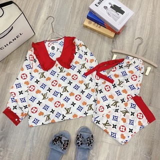 SET PIJAMA LỤA MANGO SAM SIÊU MƯỚT 🍑🍑🍑