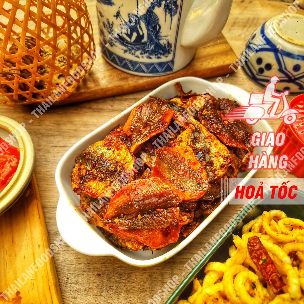 Khô Cá Chỉ Vàng Sốt Sate Lon 300Gram
