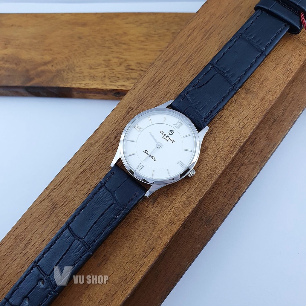 Đồng hồ nữ Sunrise DL736PWC - Kính sapphire