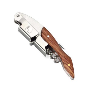 Đồ khui rượu vang, bia, nước ngọt, nắp chai các loại inox cán gỗ