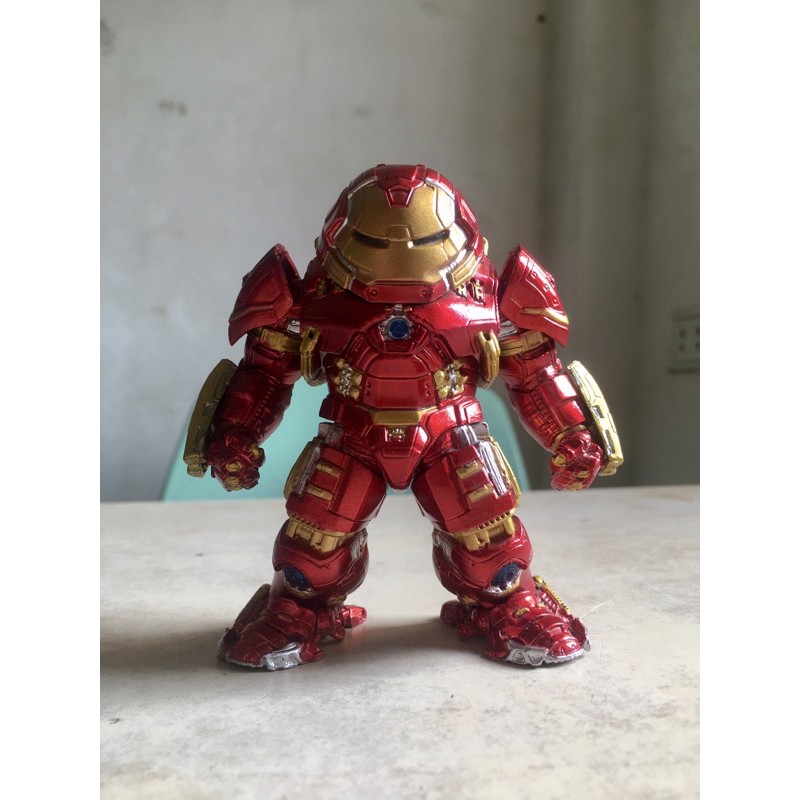 Set 4 Mô Hình Nhân Vật Siêu Anh Hùng Avenger Chibi: Captain America, Thor, Iron Man, Hulkbuster