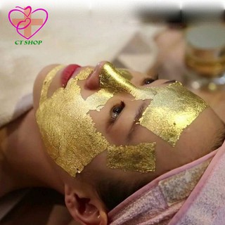 Vàng Lá 24k Đắp Mặt Làm Đẹp (10 Miếng)