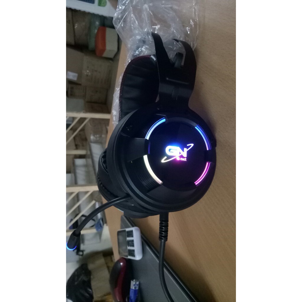 [ Giá gốc ] Tai Nghe Gaming GNet GH268  Led RGB  Âm Thanh 7.1 Cổng USB  BH 12 T chính hãng