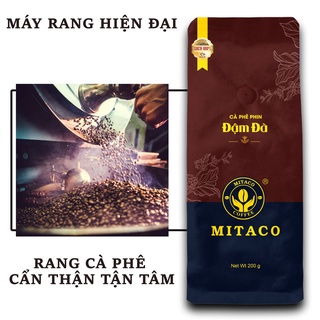 Cà phê pha phin nguyên chất đậm đà mitaco coffee gói 200g - ảnh sản phẩm 3