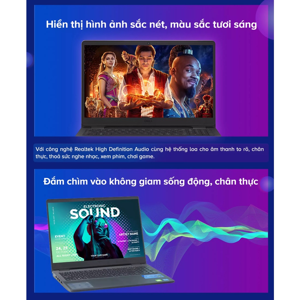 Laptop Dell Vostro 3500 15.6 inches FHD (Intel / i3-1115G4 / 8GB / 256GB SSD) - Black - V5I3001W - HÀNG CHÍNH HÃNG | BigBuy360 - bigbuy360.vn