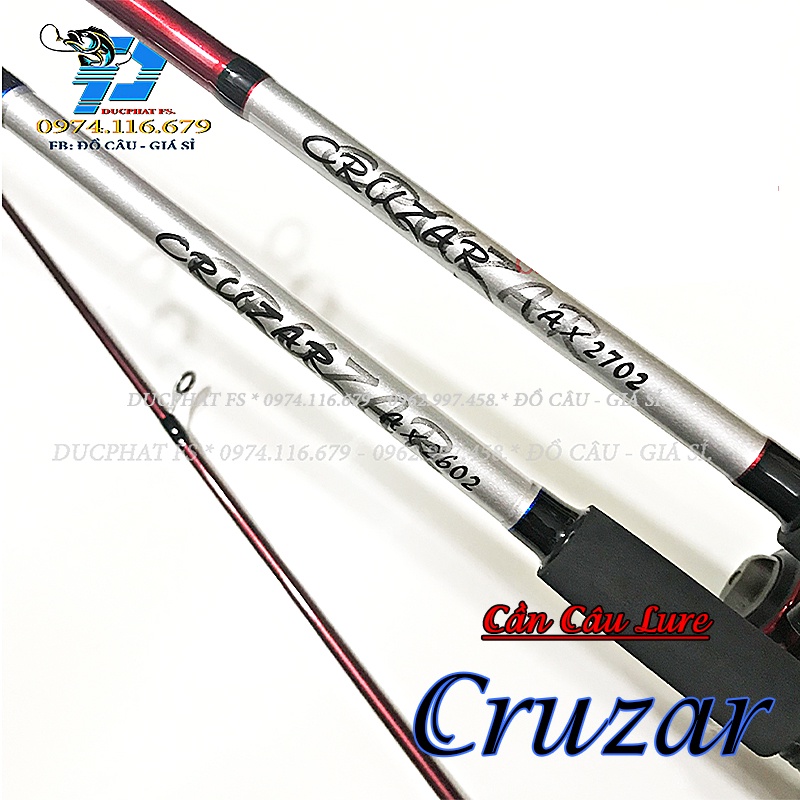 Cần Câu Rỗng Cruzar 1m8 . 2m1 !!! Cần Lure.