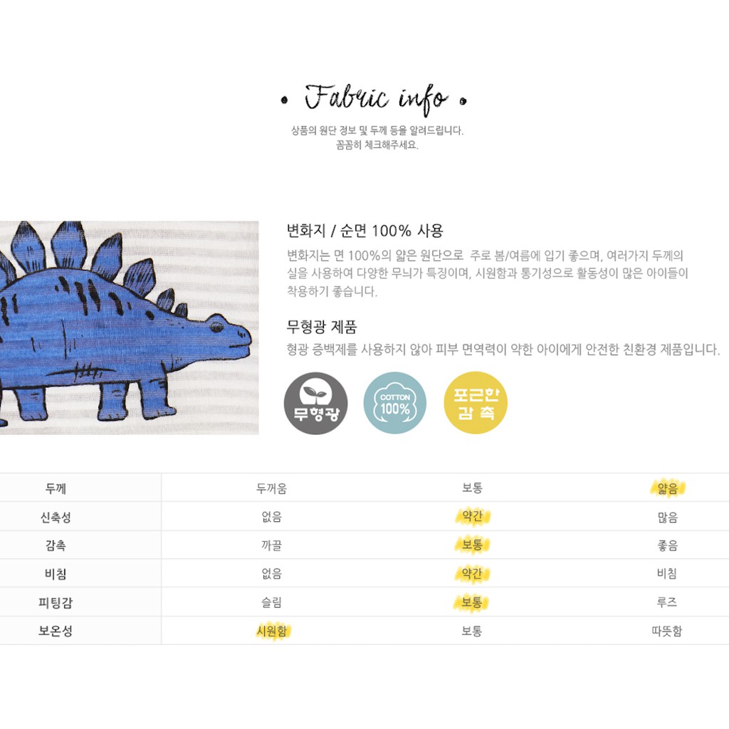 Bộ bé trai uniFriend Hàn quốc ngắn tay - blue brown dino