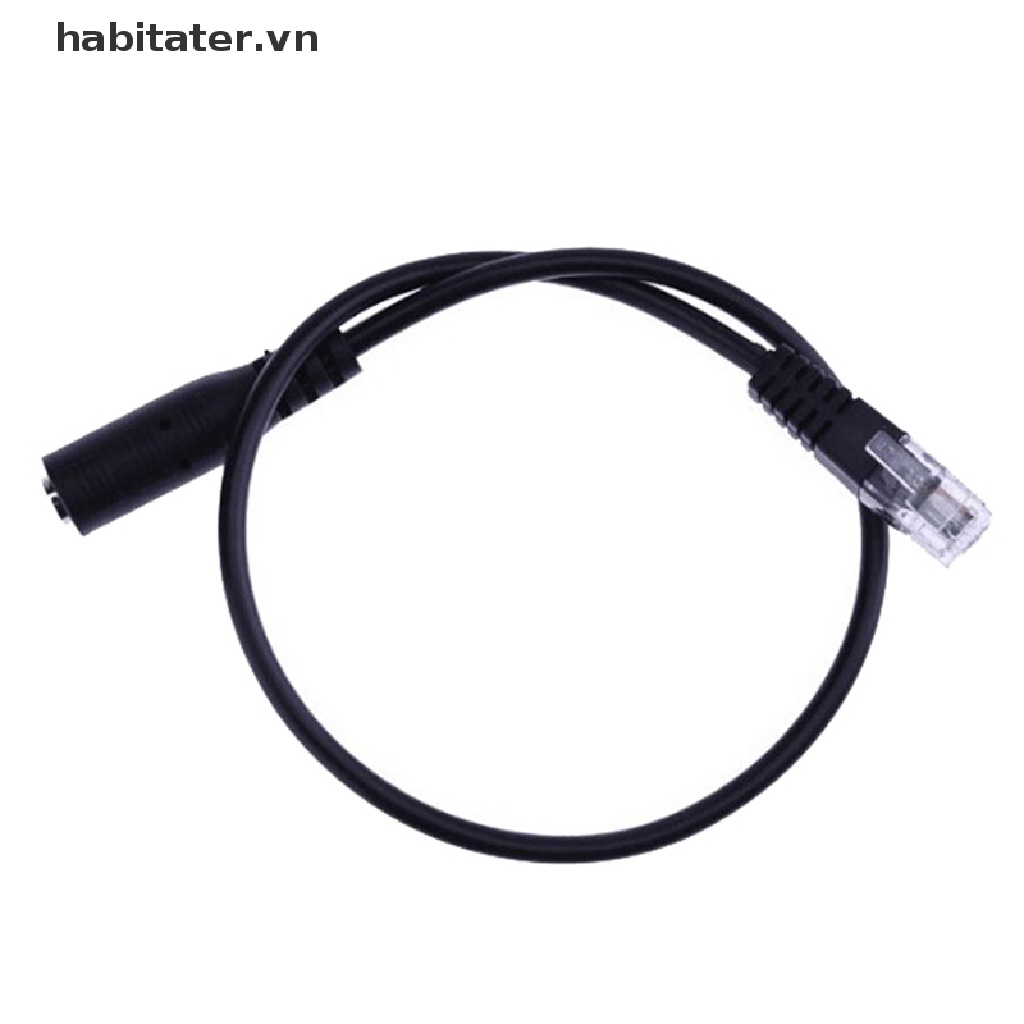 Đầu Chuyển Đổi Tai Nghe Từ Giắc Cắm 3.5MM Sang RJ9 Chuyên Dụng Cho Điện Thoại / Máy Tính