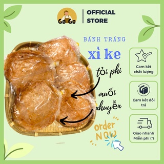 Bánh tráng xì ke muối tỏi Tây Ninh cay vừa chay mặn đều dùng được bếp việt Gogo