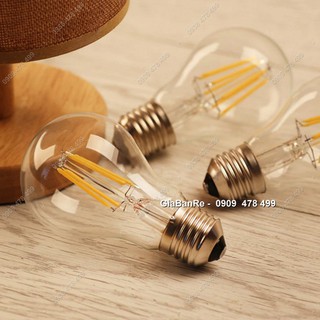 Bộ 2 Bóng Đèn Thủy Tinh Dây Tóc Led Vàng 4w Dùng Trang Trí Sang Trọng - 6079.2