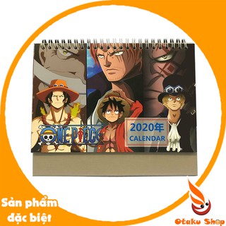 (Lịch 2020) Lịch để bàn hình Anime One Piece - Đảo Hải Tặc