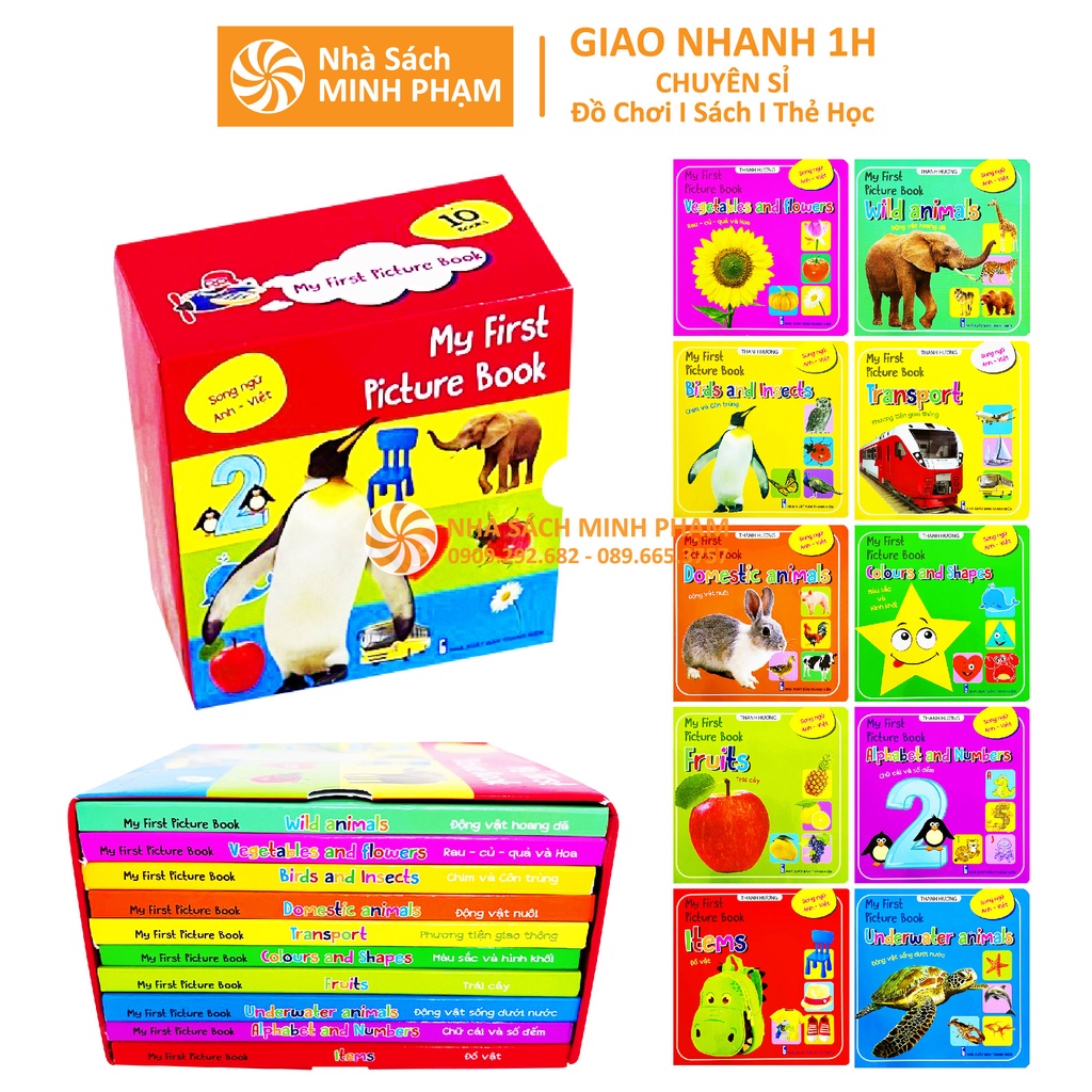Sách Thư Viện Hình Ảnh Đầu Tiên Cho Bé Nhận Biết Thế Giới Xung Quanh