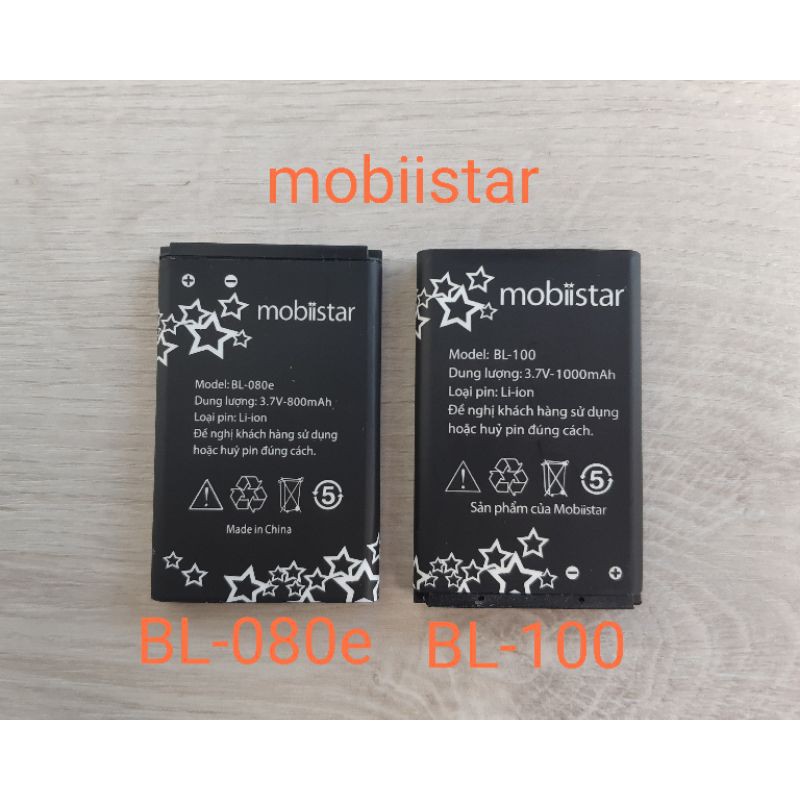 Pin CHÍNH HÃNG mobiistar BL-080e , mobiistar B221 , B223 , B310 và 1 số model khác