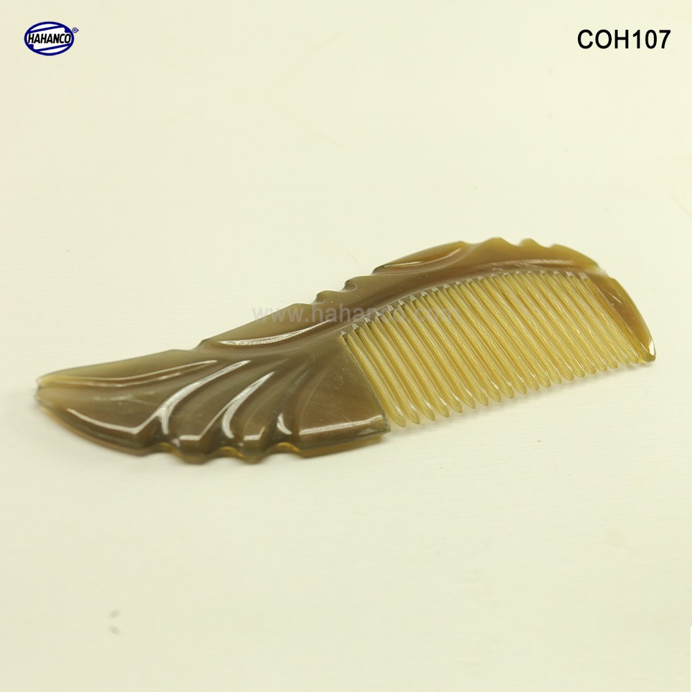 Lược sừng xuất Nhật - COH107 (Size: S - 13cm) Cá Koi nhỏ bé - Horn Comb of HAHANCO - Chăm sóc tóc của bạn và gia đình