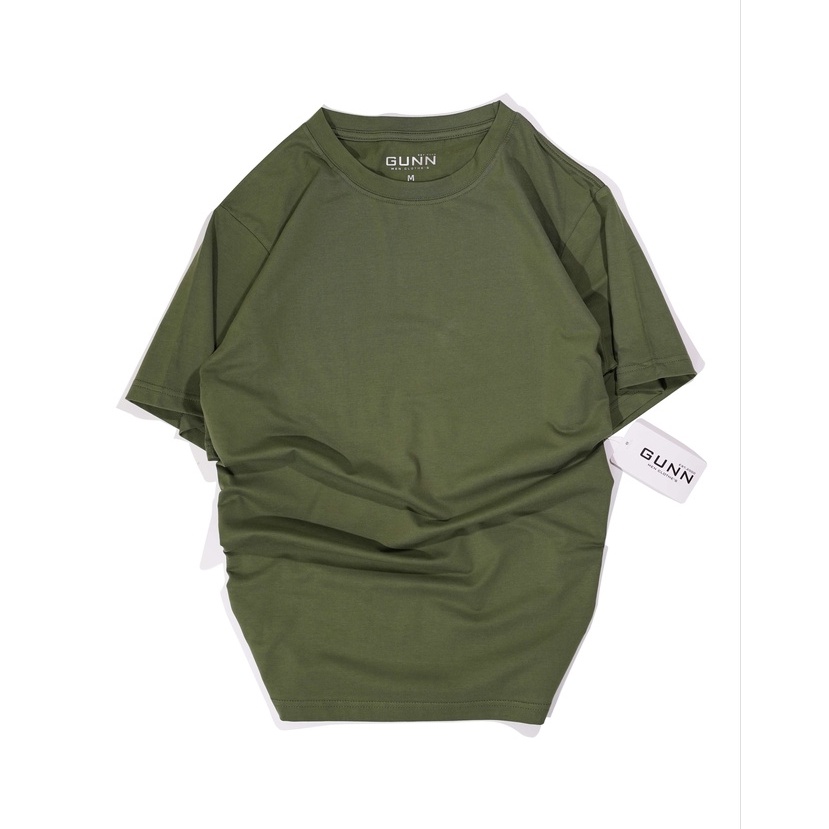 Áo Thun Trơn Nam Basic Cổ Tròn Cotton 4 Chiều Co Giãn, Thoáng Mát, Thấm Hút Mồ Hôi, Phù Hợp Mọi Hoạt Động - GUNN T-SHIRT