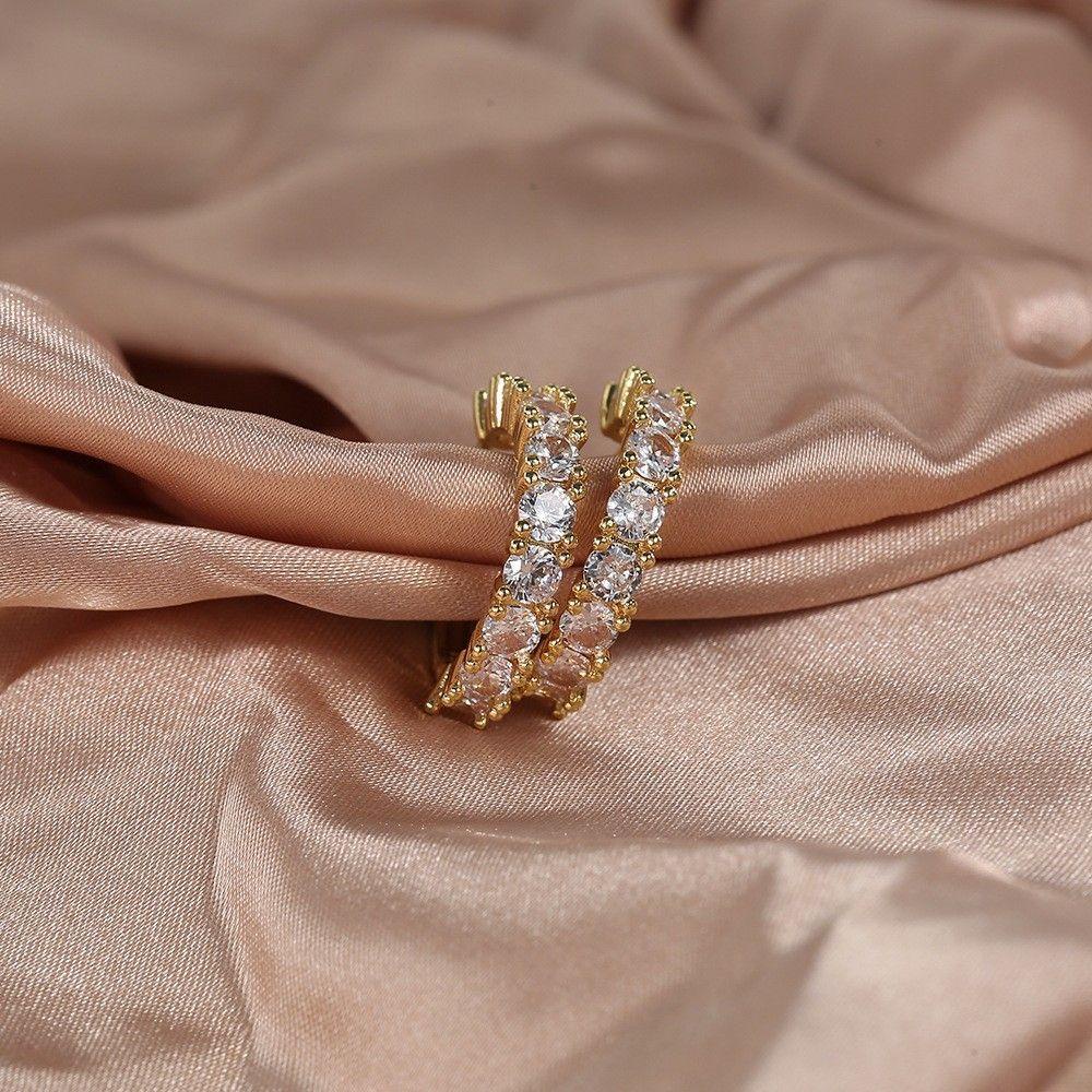 Khuyên Tai Cao Cấp Thời Trang Dành Cho Nữ|Khuyên Tai Hình Nơ Rỗng