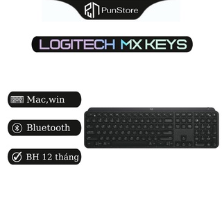Bàn phím Logitech MX Keys full size graphite không dây Bluetooth Chính Hãng