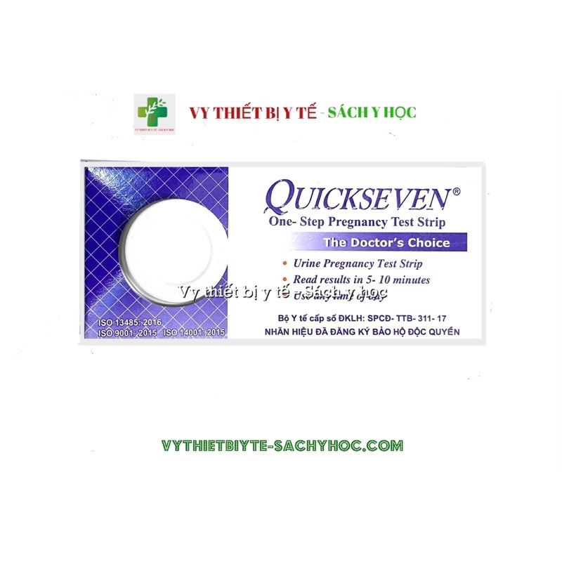 Que thử thai Quickseven ( 1 hộp 24 test)