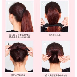 Dụng cụ tạo kiểu tóc búi tròn, cây búi tóc tròn