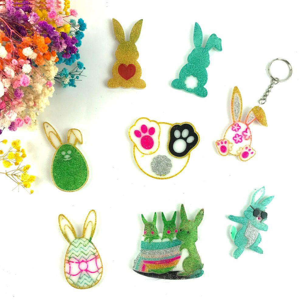 Khuôn Silicone Tạo Hình Làm Móc Khóa DIY