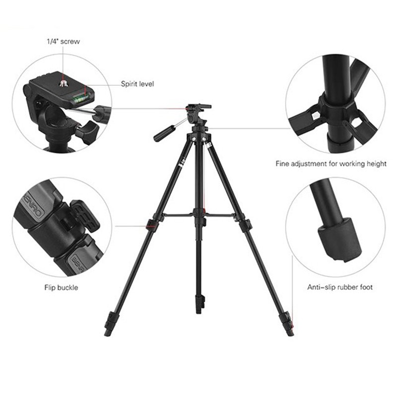 Chân máy ảnhTripod Benro T560 - Chân đế cho điện thoại, chân máy quay dùng chụp ảnh, quay phim, livestream