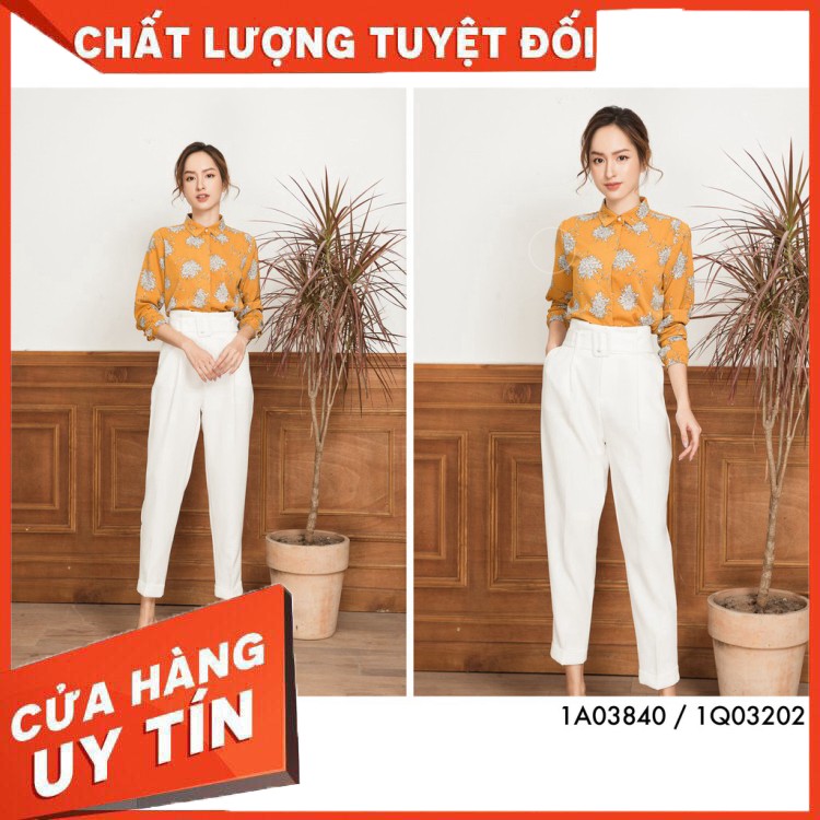 Quần Baggy Kaki Chuẩn Form Tôn Dáng Belt Bọc Rời KOKA 03202 - Hàng nhập khẩu