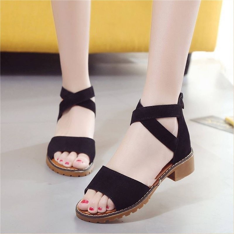 giày sandal quai chéo hậu booot mys