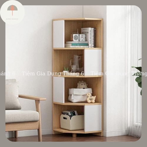 Kệ Góc Tường Mẫu Mới  FREESHIP  Kệ Tam Giác Đựng Đồ Trang Trí Gỗ MDF Đa Năng