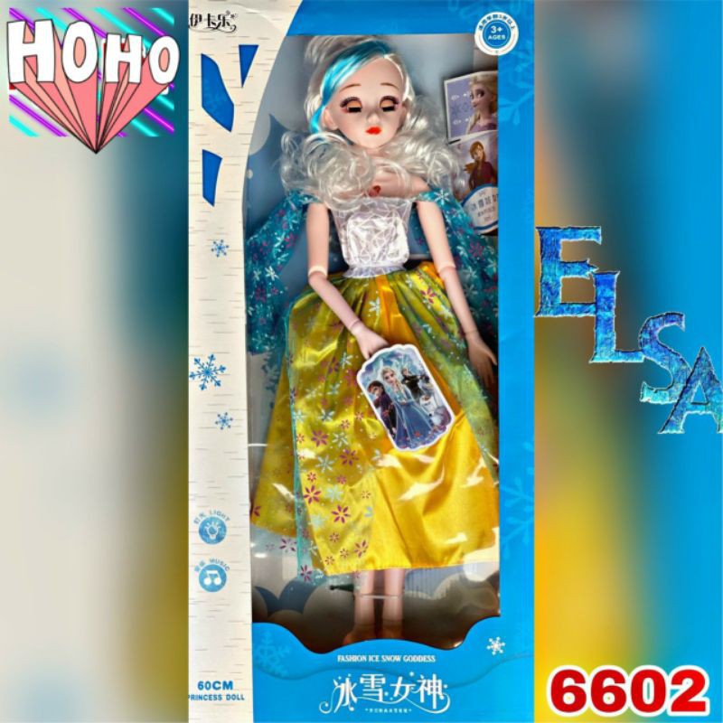 Búp bê Elsa lớn 50cm mắt nhắm mở