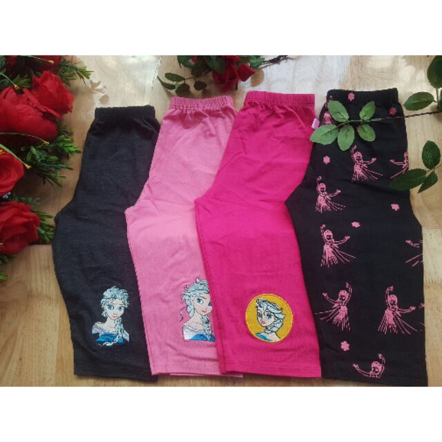 Quần legging lửng bé từ 24kg đến 48kg