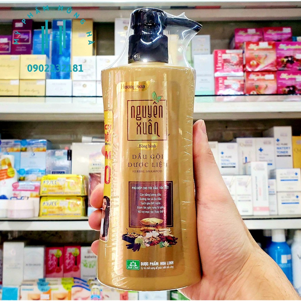 Dầu gội Nguyên Xuân, dành cho tóc dầu, tóc bết 350ml