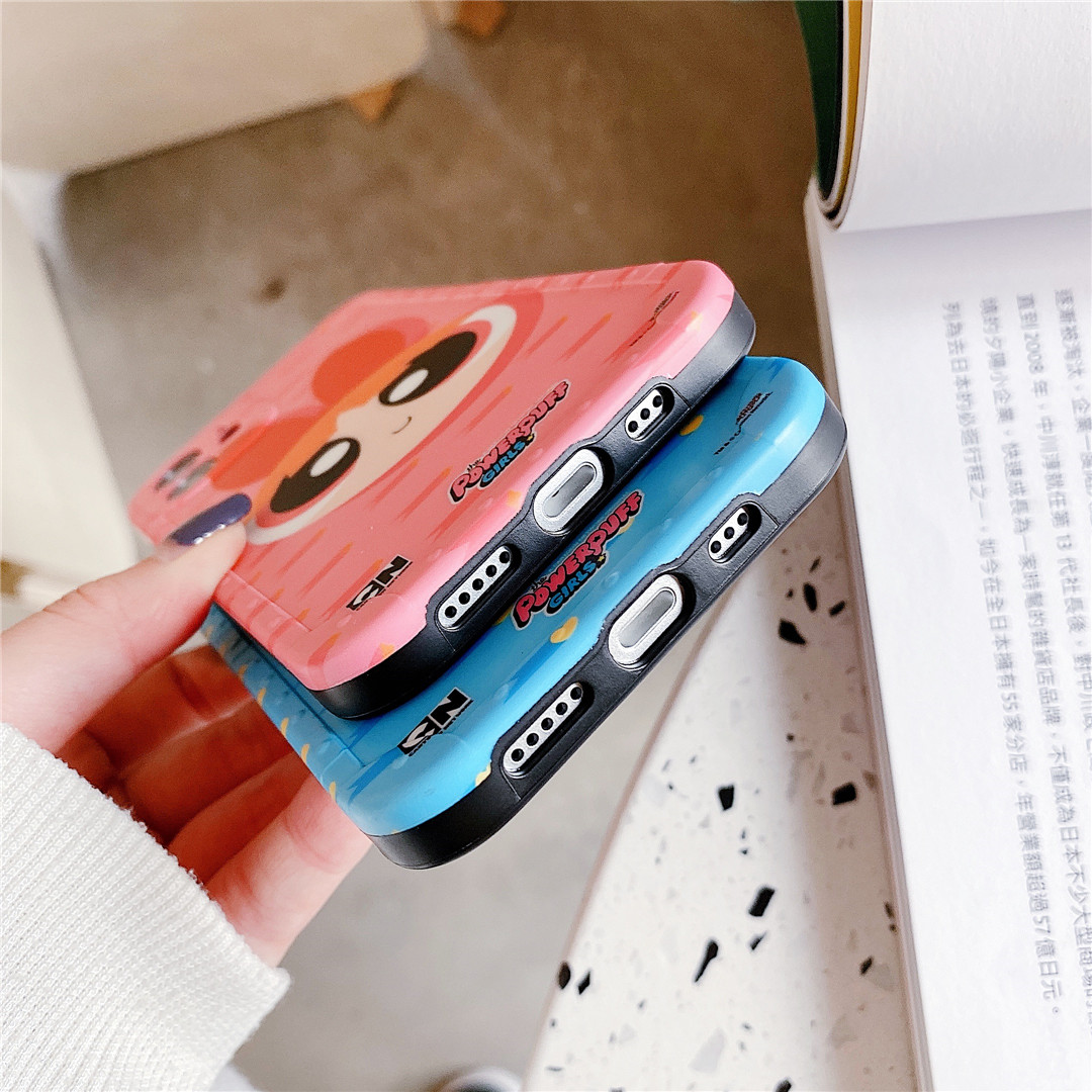 Ốp điện thoại từ nhựa mềm in hình Powerpuff Girls cho iPhone12 mini 11 PRO MAX 7/8plus SE2020 X/XS XR XSMAX | BigBuy360 - bigbuy360.vn