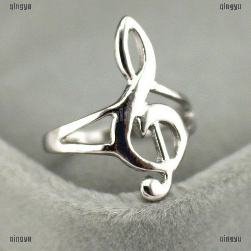 Nhẫn Bạc Hình Nốt Nhạc Thời Trang