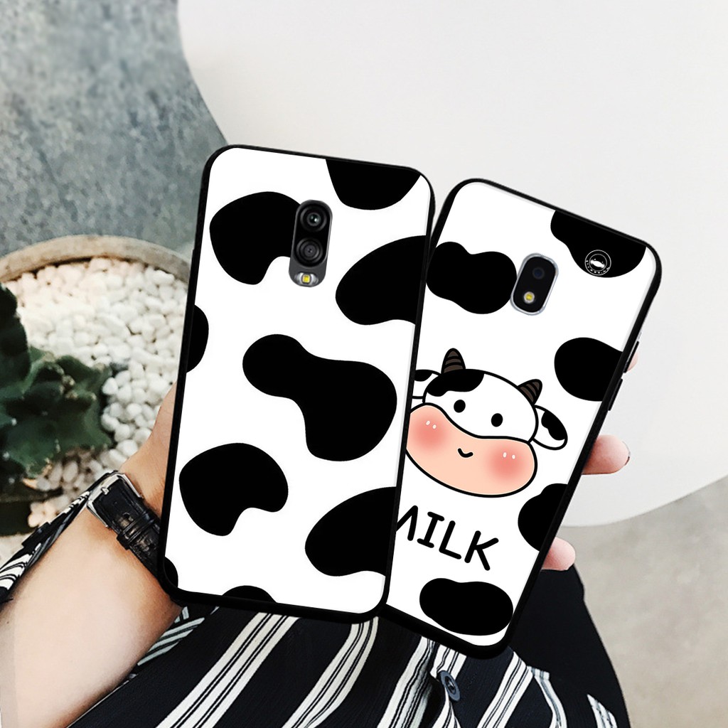 Ốp lưng điện thoại SAMSUNG J7 PRO - J7 PLUS in hình bò sữa siêu cute - Doremistorevn