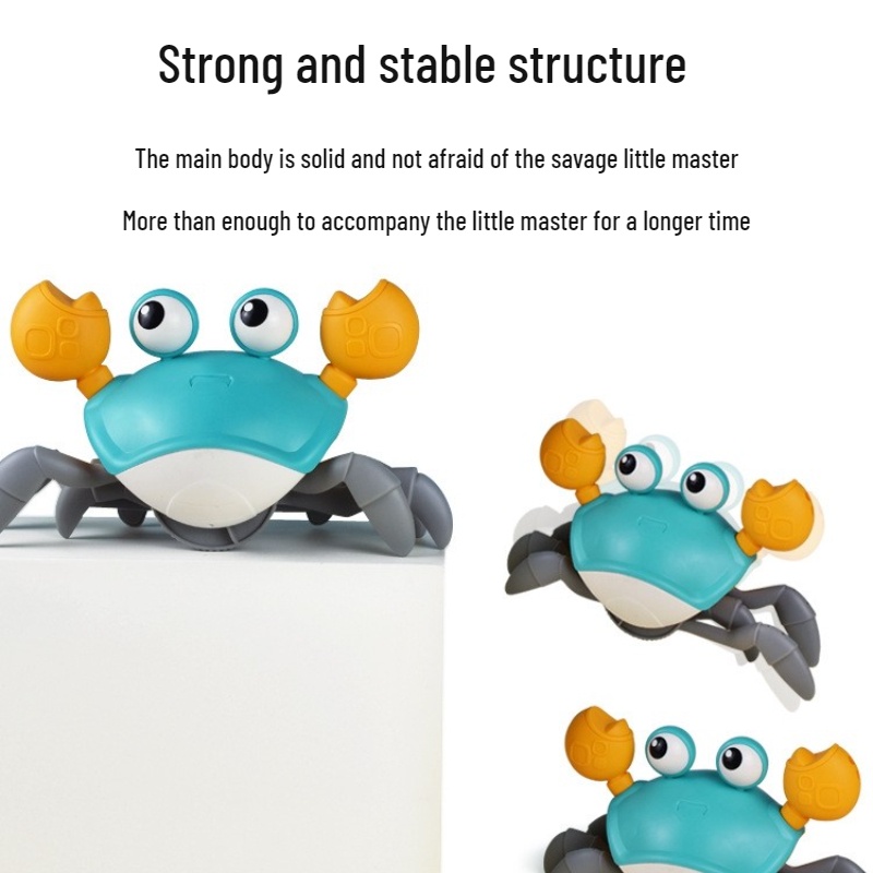 Đồ Chơi Hình Con Cua Lên Dây Cót Bằng Nhựa Cho Trẻ Em