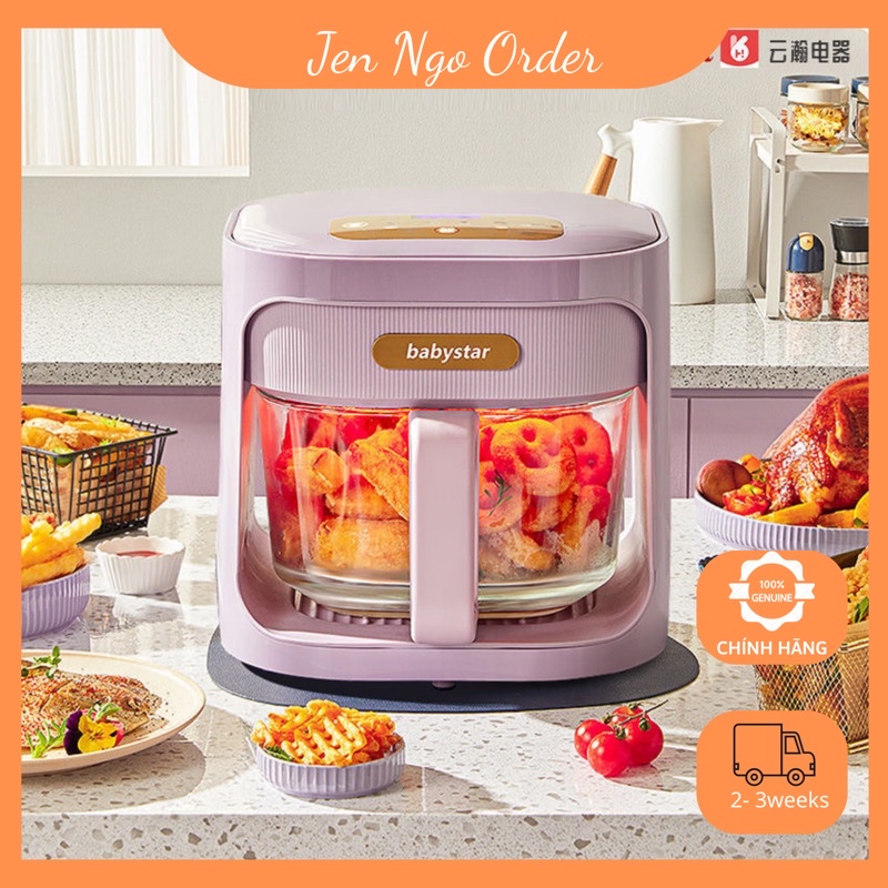 Chính hãng - NỒI CHIÊN KHÔNG DẦU BABYSTAR 4,5L