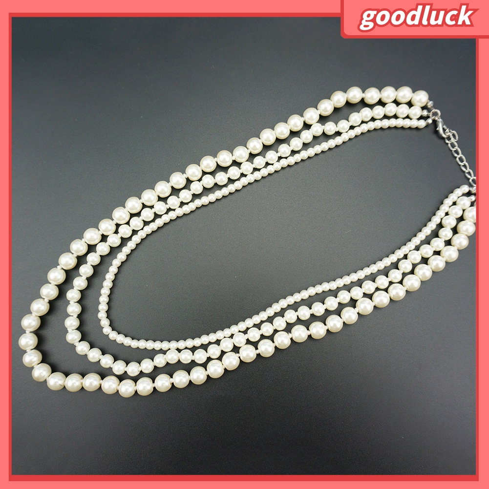 Dây Chuyền Chuỗi Hạt Ngọc Trai Nhân Tạo Cho Nữ
