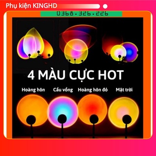 Đèn chụp ảnh sống ảo Chuyển Được 4 Màu - Đèn sống ảo, chuyên livestream, tiktok, quay 180 độ